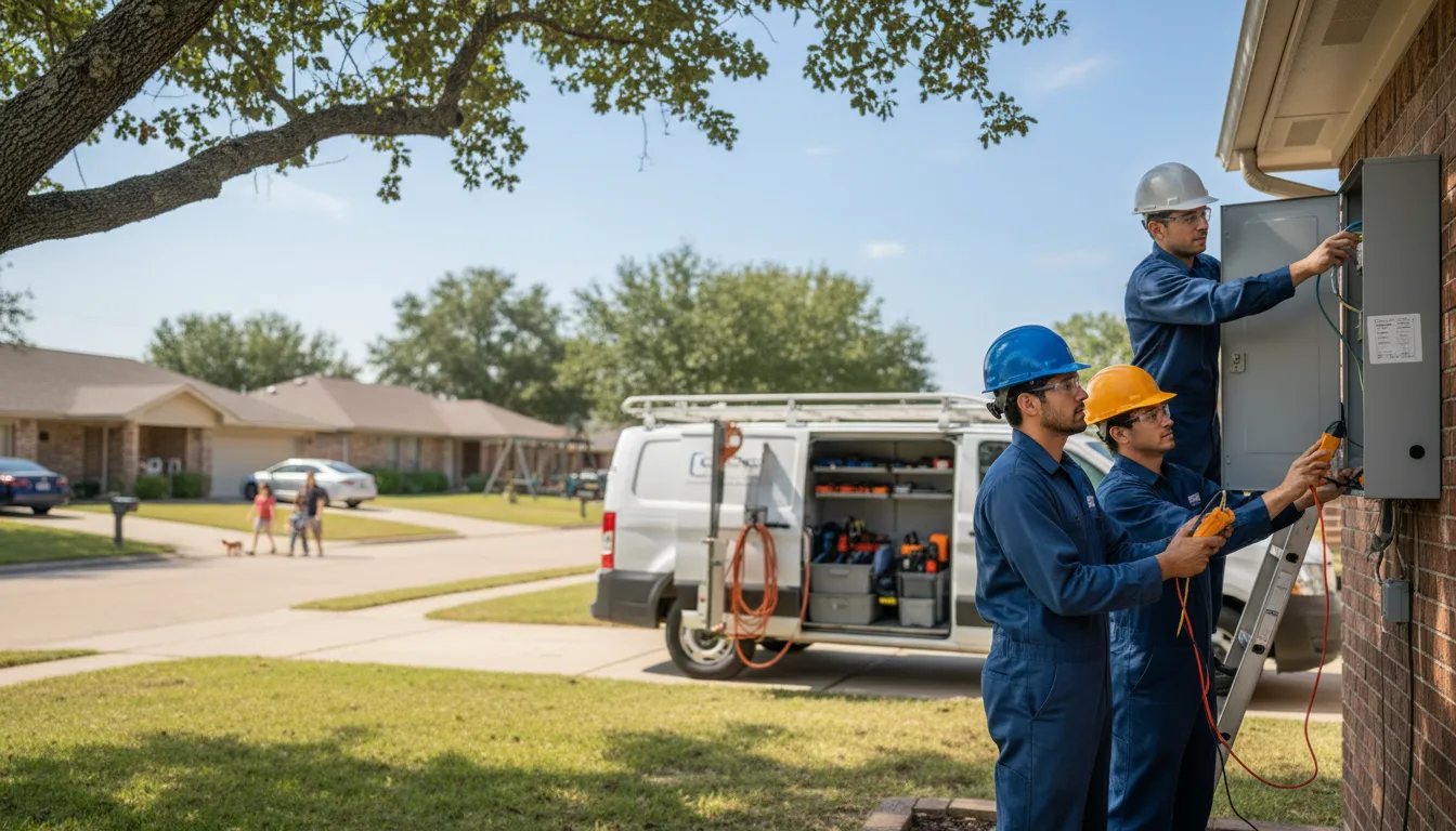 Certified electrician providing emergency electrical services in Brewster, NE